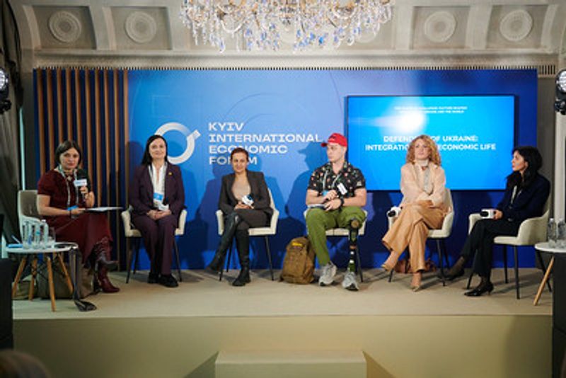 Роль защитников в экономической жизни Украины, КМЭФ 2024 image